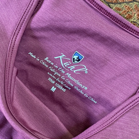 Kuhl Skulpt Dress Spaghetti strap Mauve rose Outdoor Hiking Dress Shelf Bra M - Picture 8 of 12